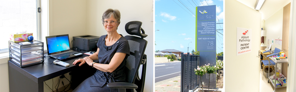 Ms Tatiana Solokova / Centre sign / Abbott Pathology room